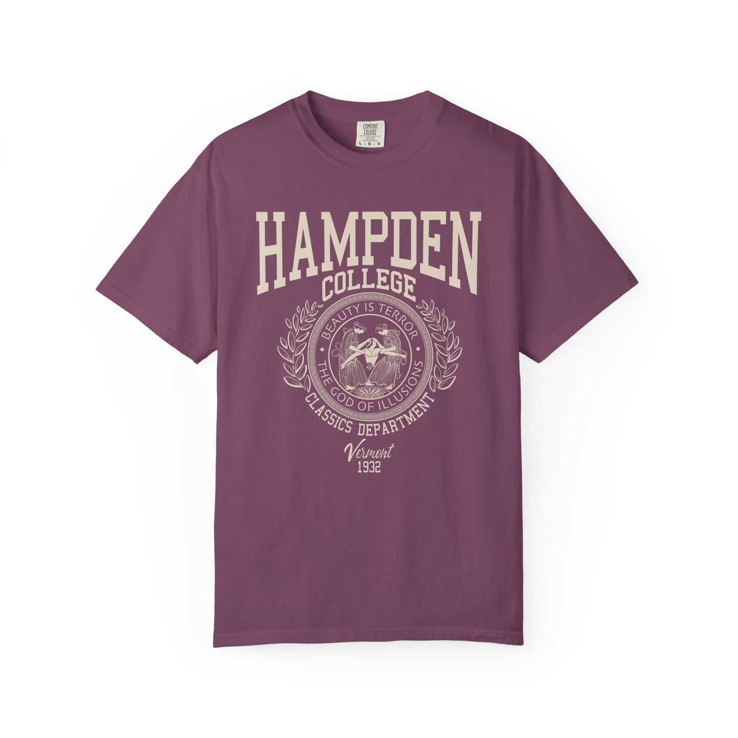 The Secret History Hampden College Shirt (Comfort Colors)