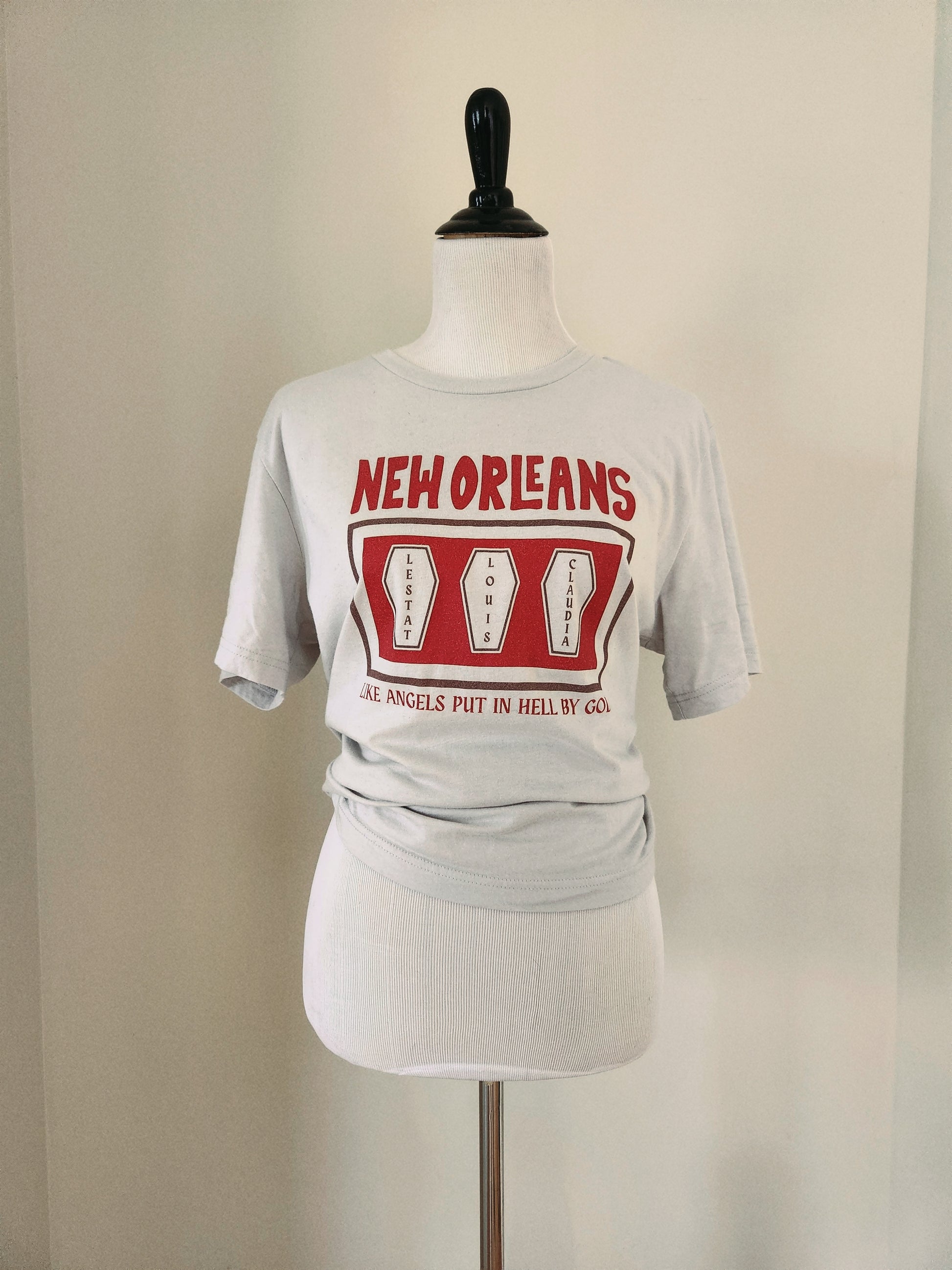 IWTV shirt on mannequin