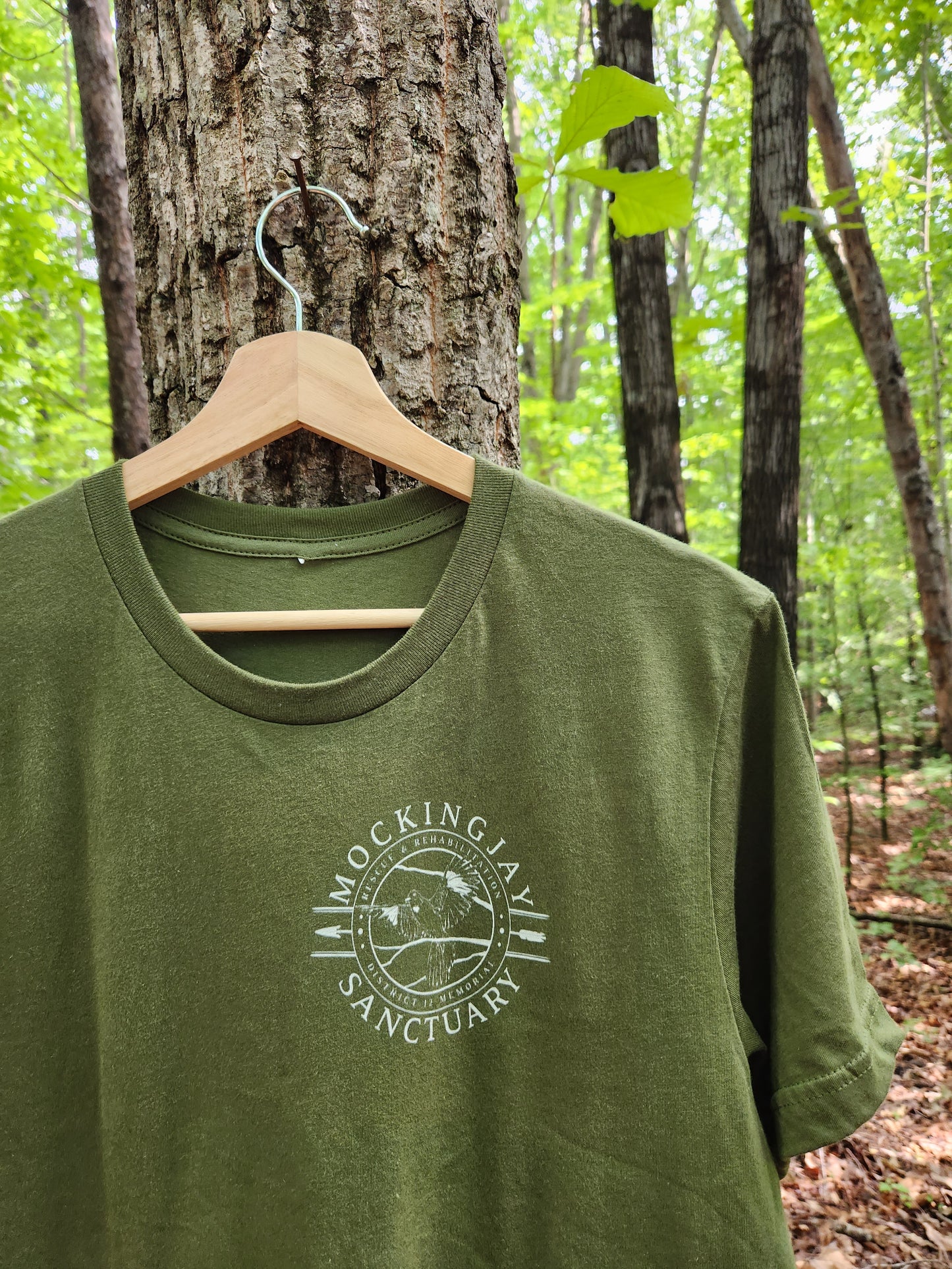 Mockingjay Sanctuary Shirt (Pocket Design)