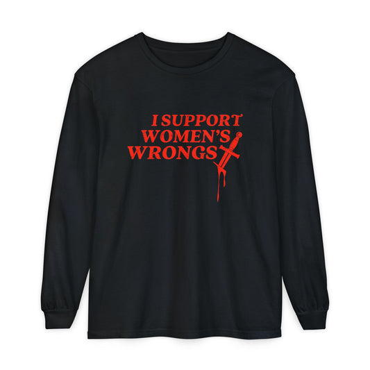 Women's Wrongs Long Sleeve T-Shirt