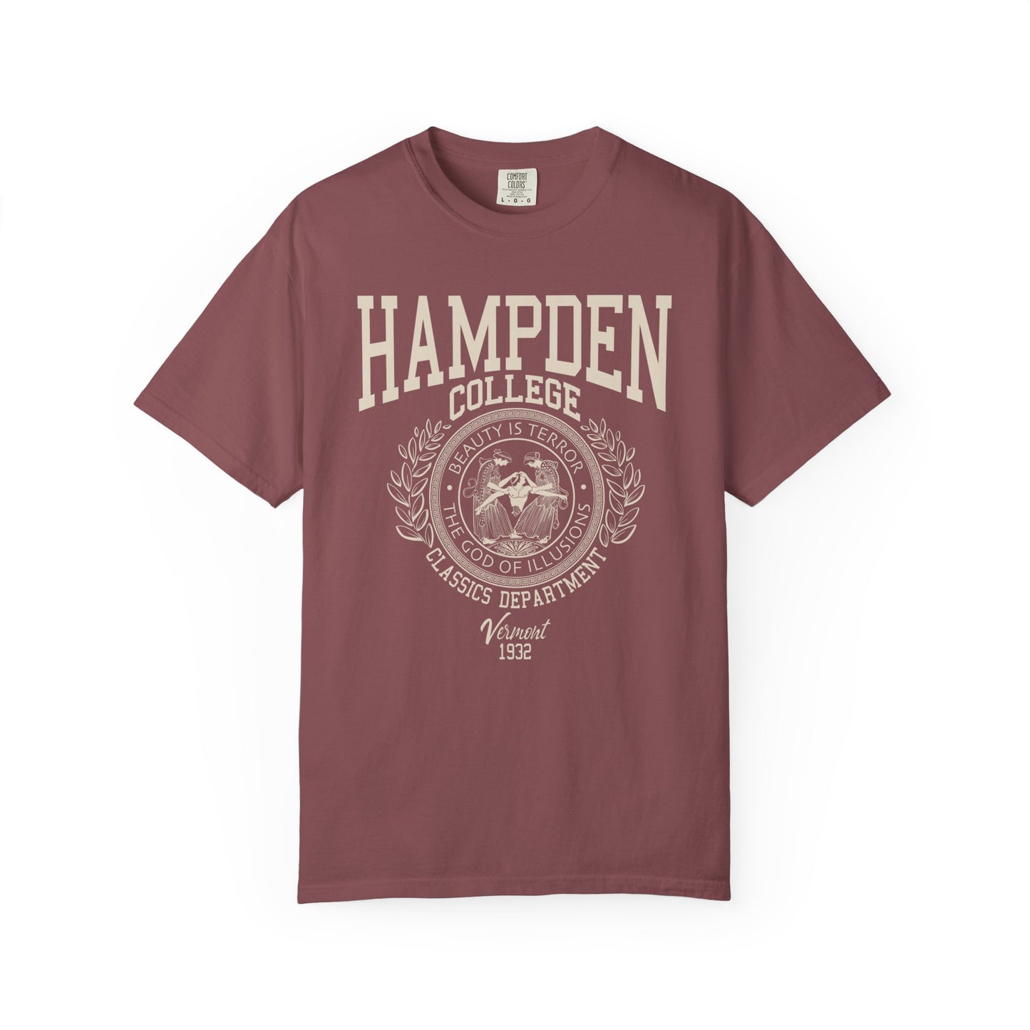 The Secret History Hampden College Shirt (Comfort Colors)