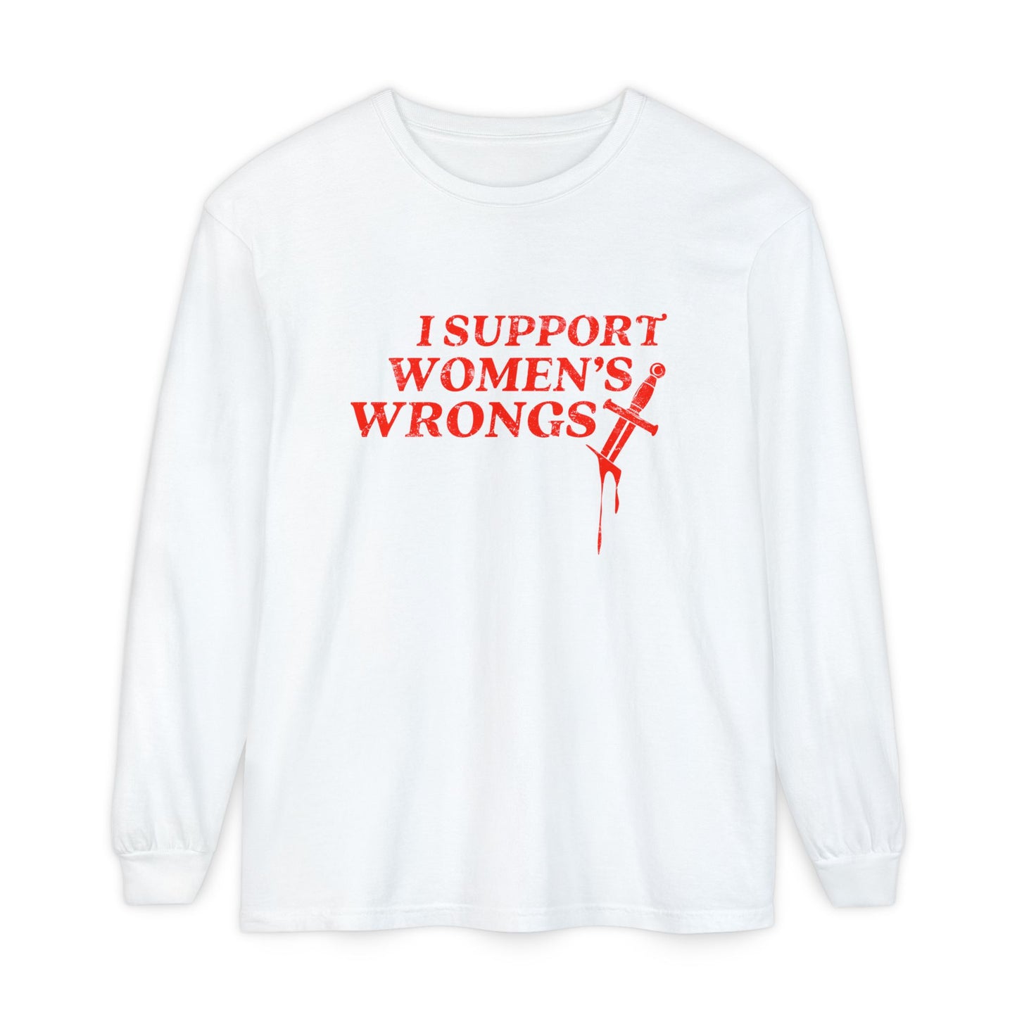 Women's Wrongs Long Sleeve T-Shirt
