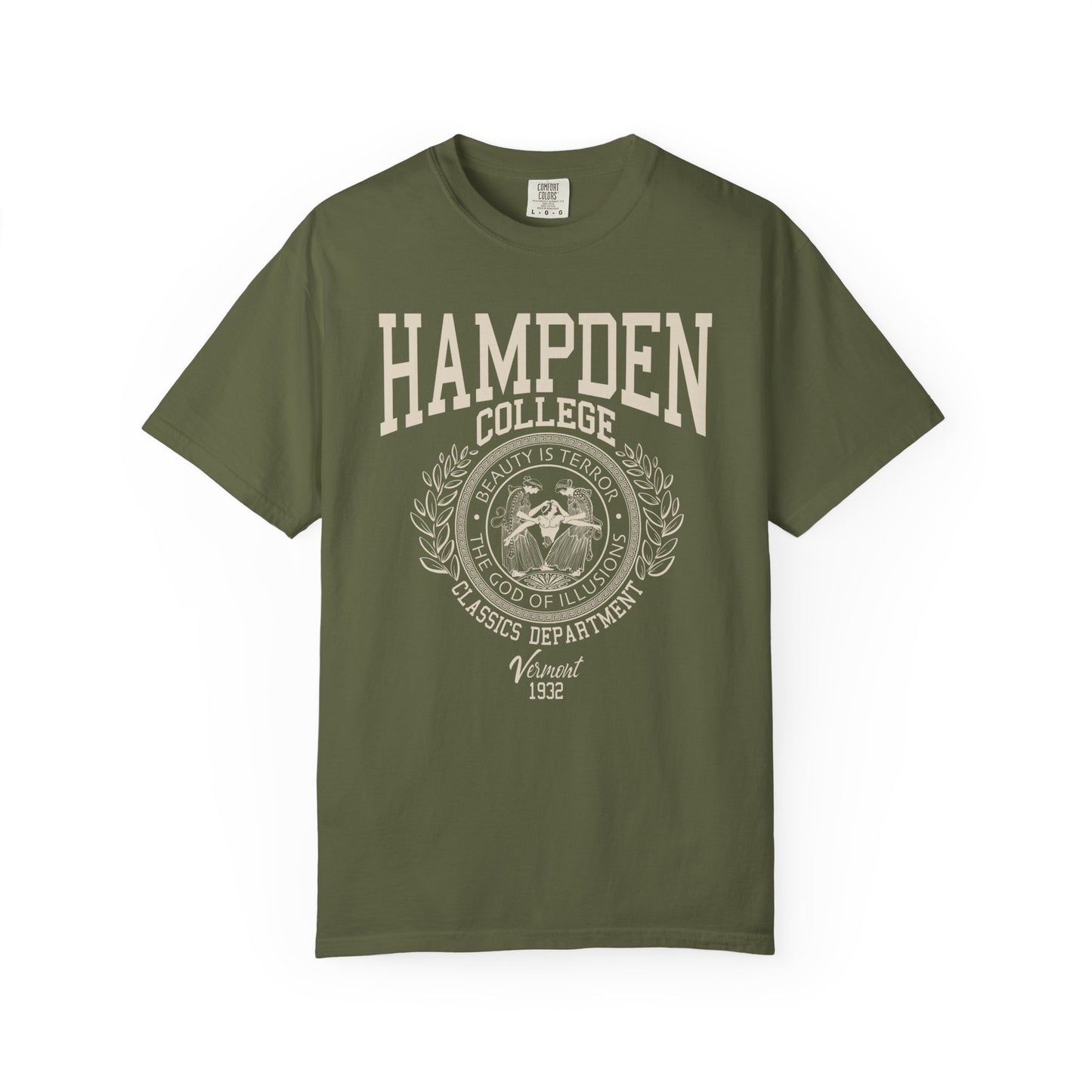 The Secret History Hampden College Shirt (Comfort Colors)