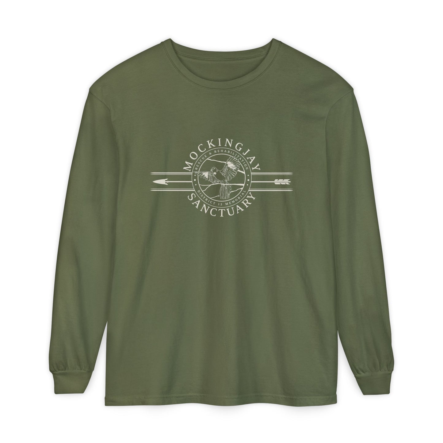 Mockingjay Sanctuary Long Sleeve Shirt