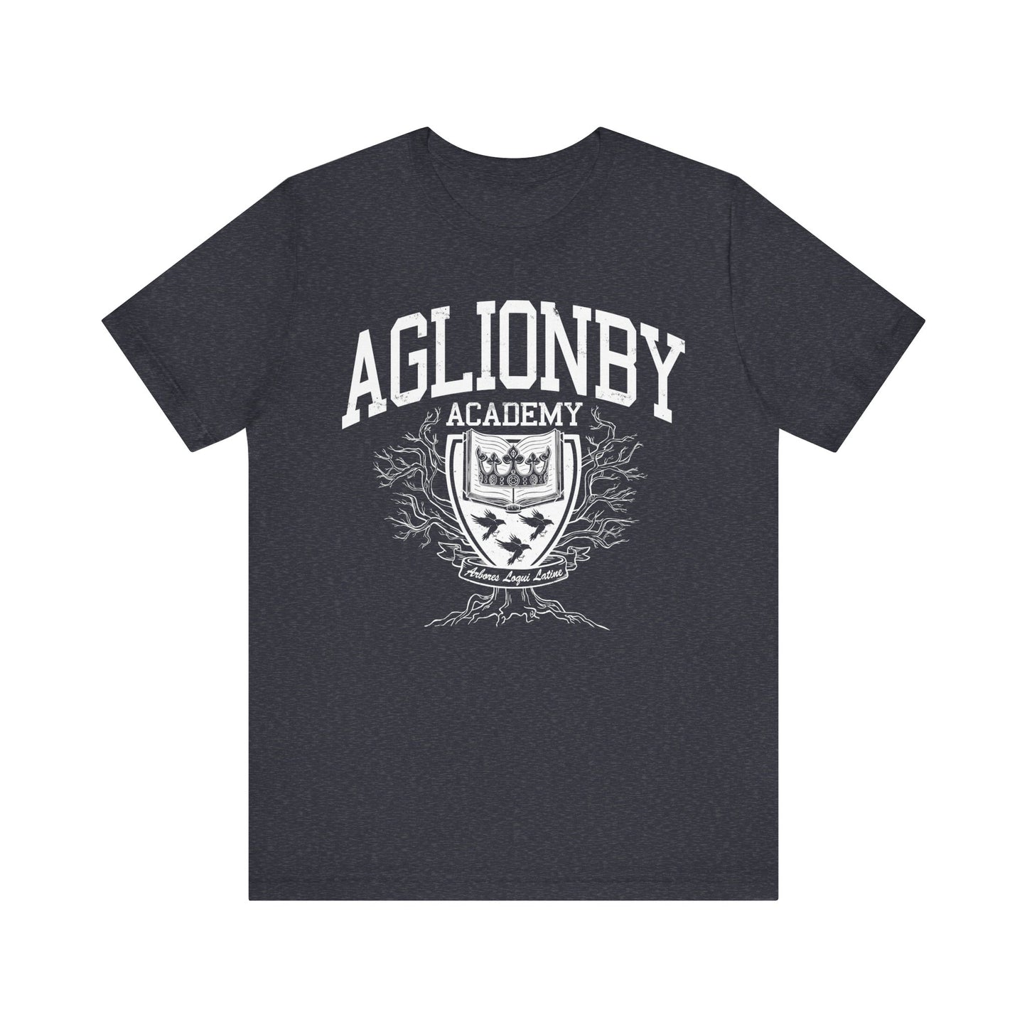 Aglionby Academy from the Raven cycle shirt in heathered navy