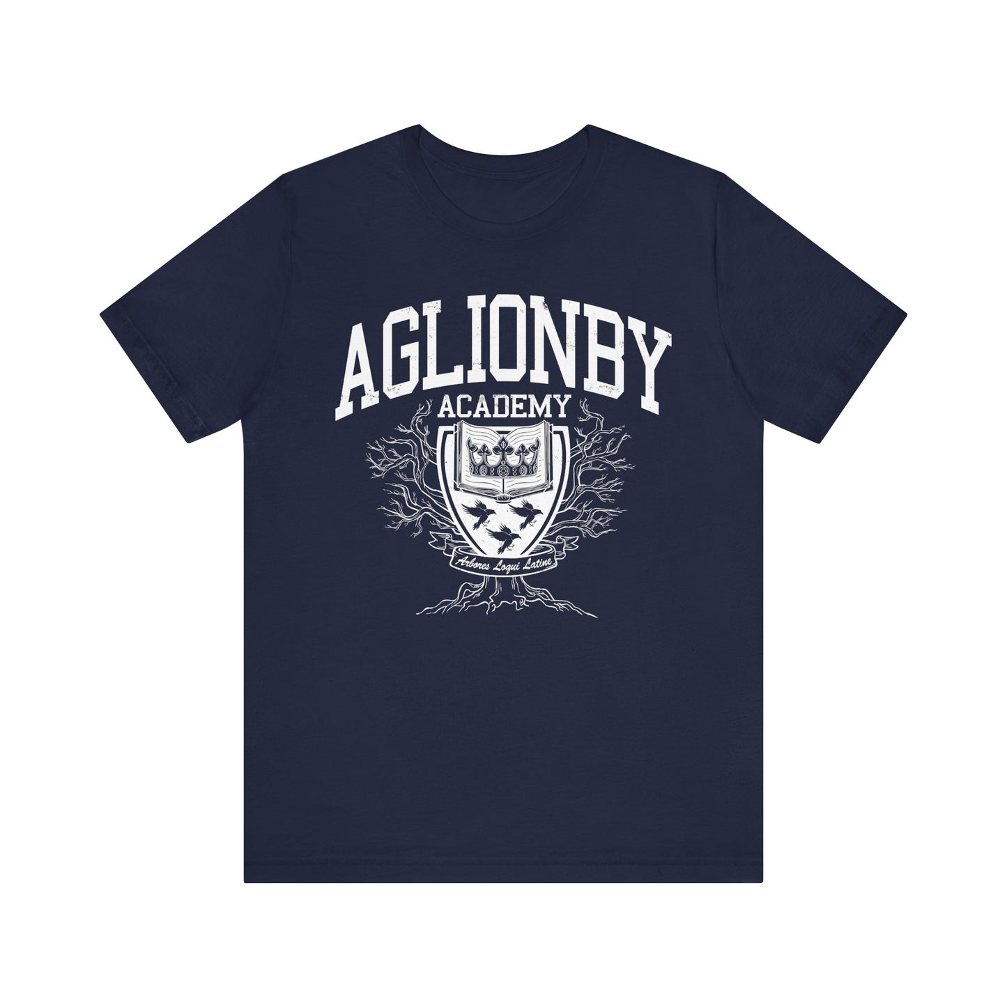 Aglionby Academy from the Raven cycle shirt in navy