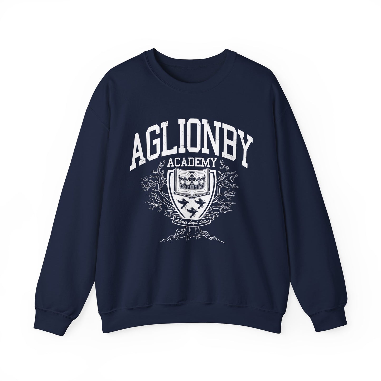 Aglionby academy from the raven cycle sweatshirt in navy