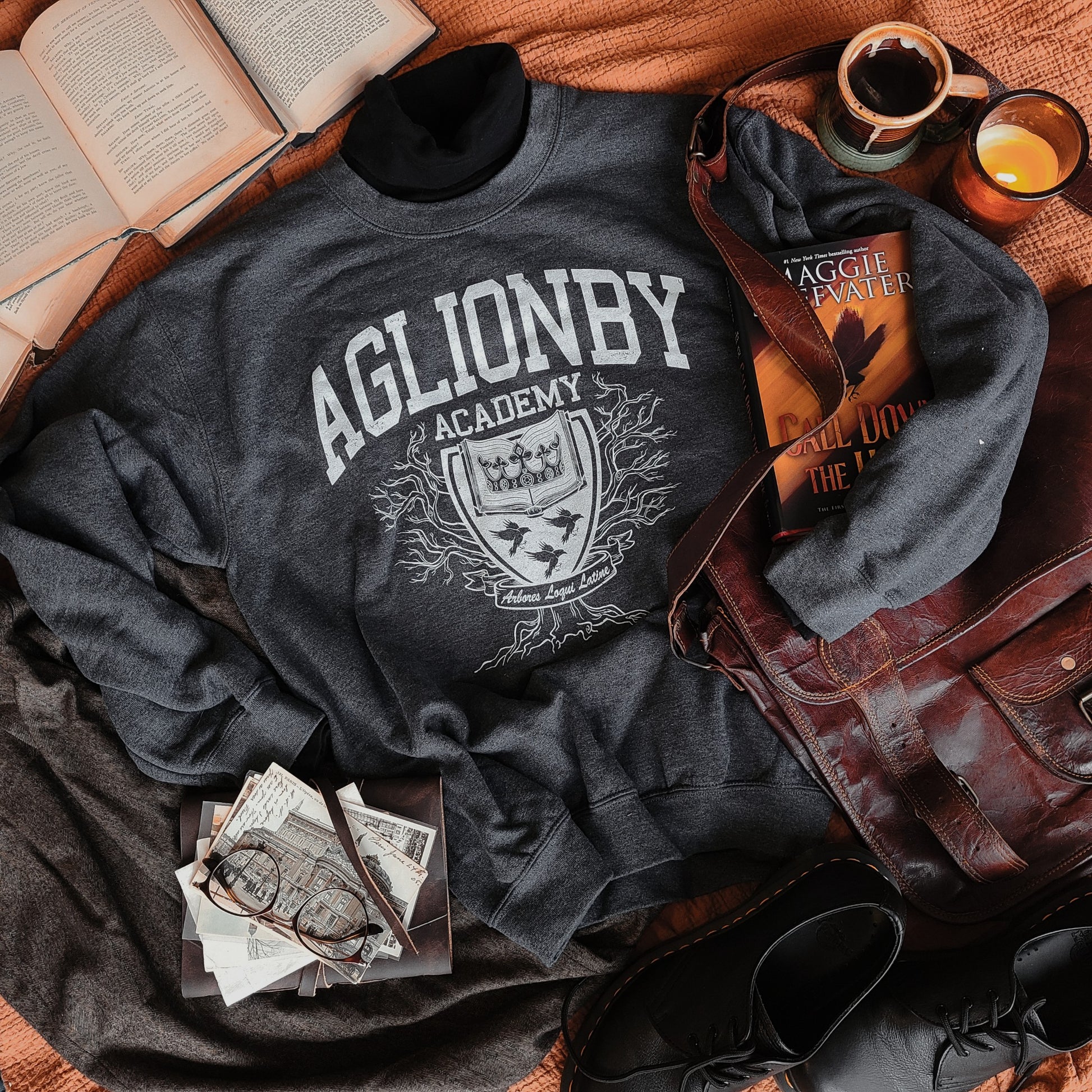 Aglionby sweatshirt in grey flatlay