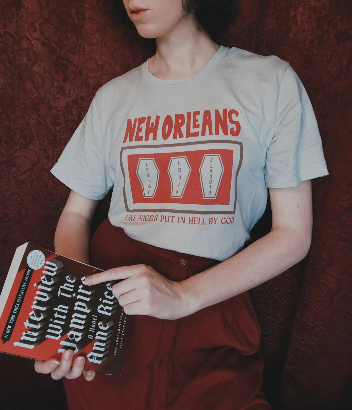 IWTV shirt on model