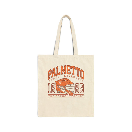 Photo of Palmetto State University Foxhole Court Tote Bag on a white background