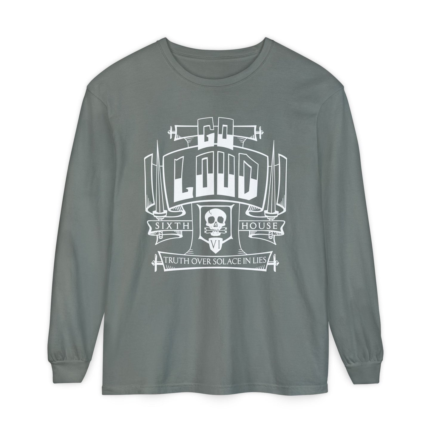 Sixth House long sleeves in granite model photo