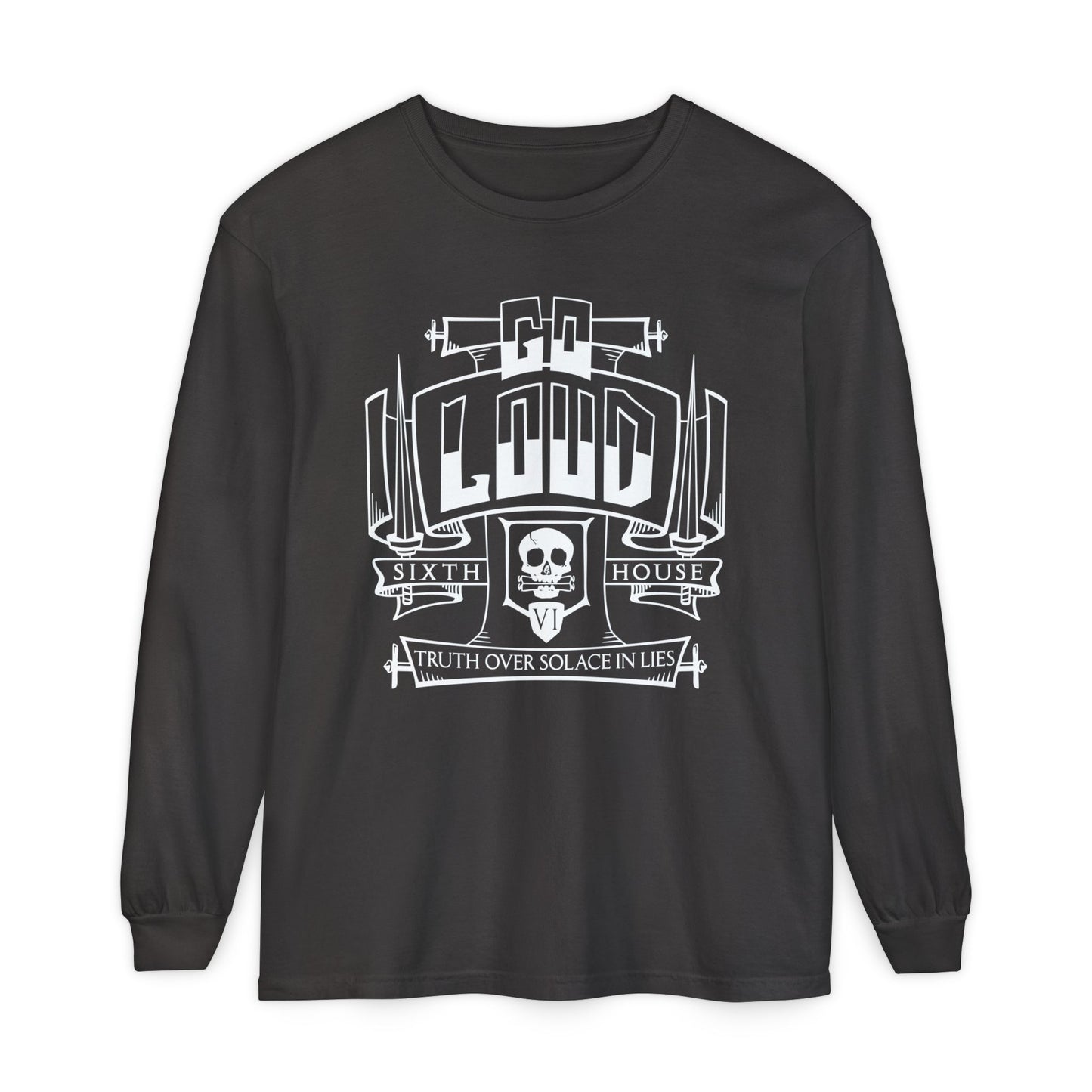 Sixth House long sleeves in graphite model photo