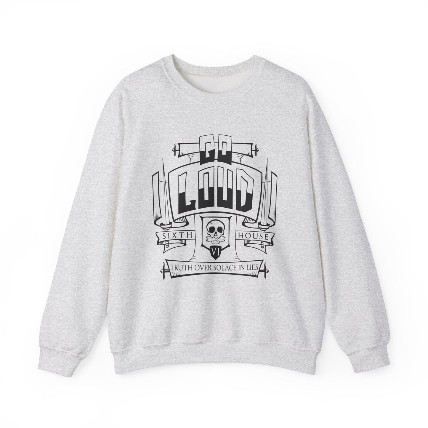 Sixth House sweatshirt in ash model photo