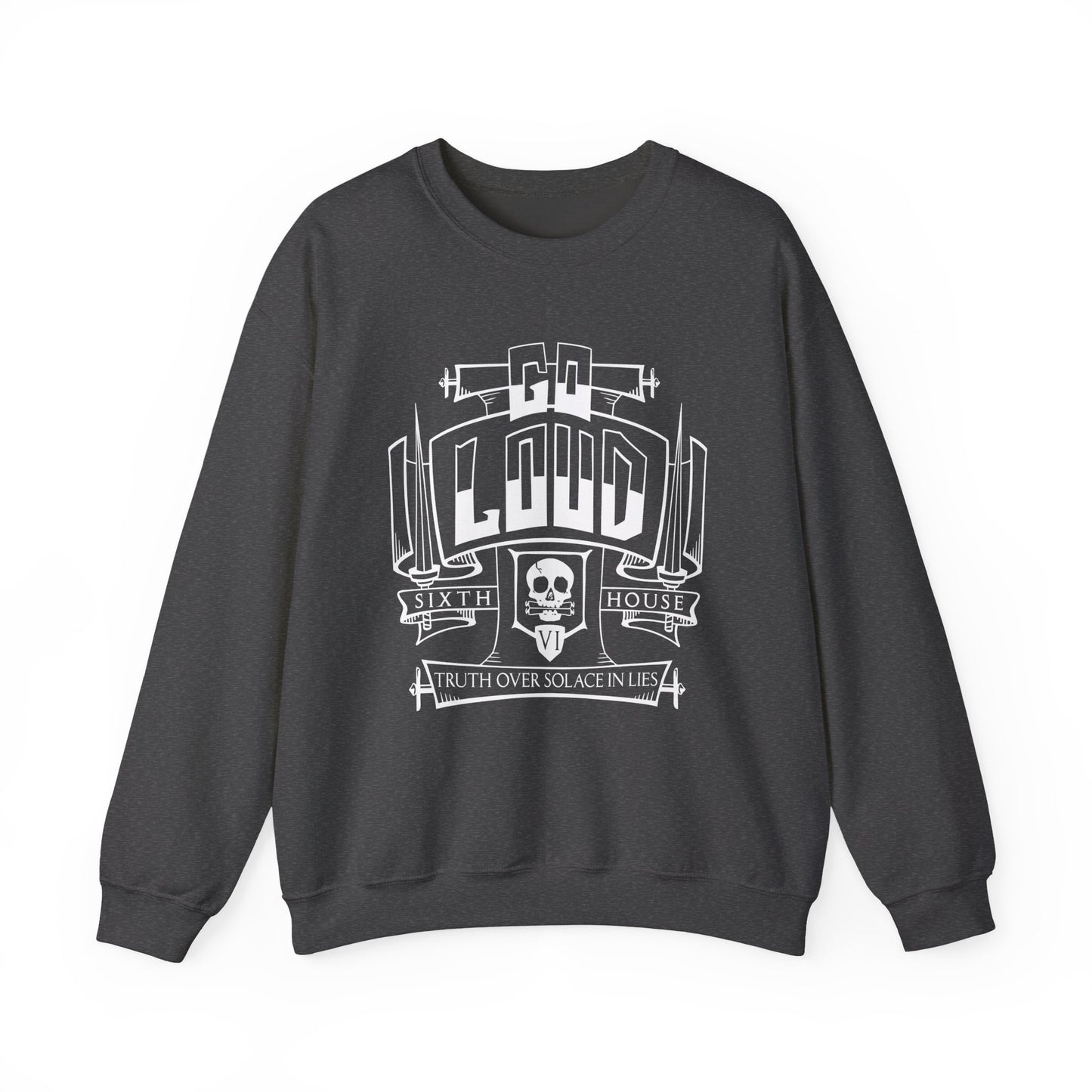 Sixth House sweatshirt in dark heather product photo