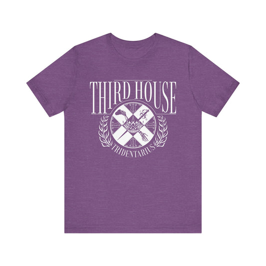 The locked tomb gideon the ninth third house shirt in purple stock image