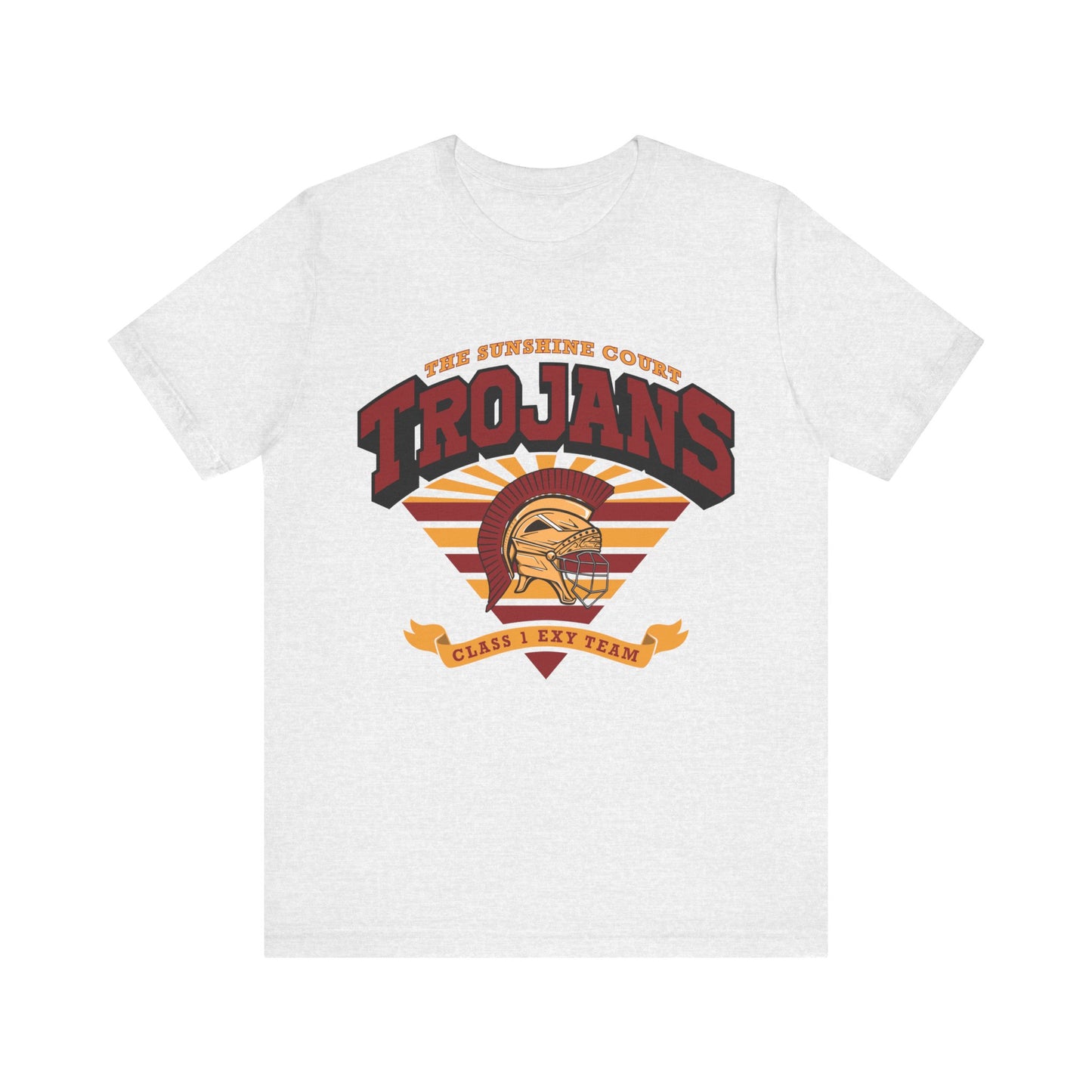 Trojans Sunshine Court All for the Game Shirt in light grey