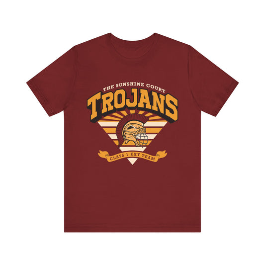 Trojans Sunshine Court All for the Game Shirt in red