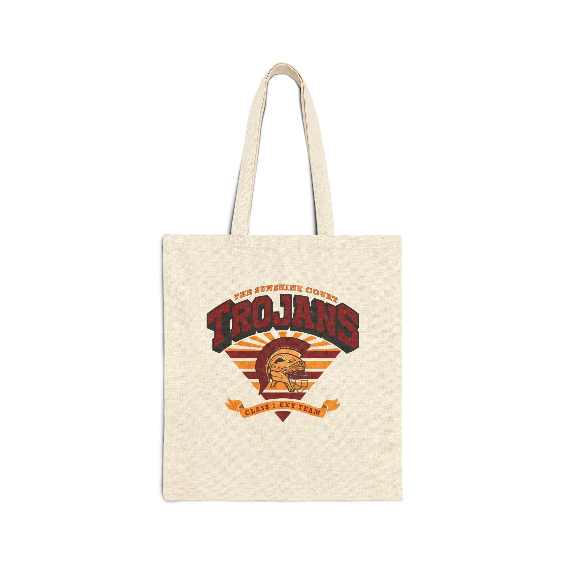 Trojans Sunshine Court All for the Game Tote Bag in cream