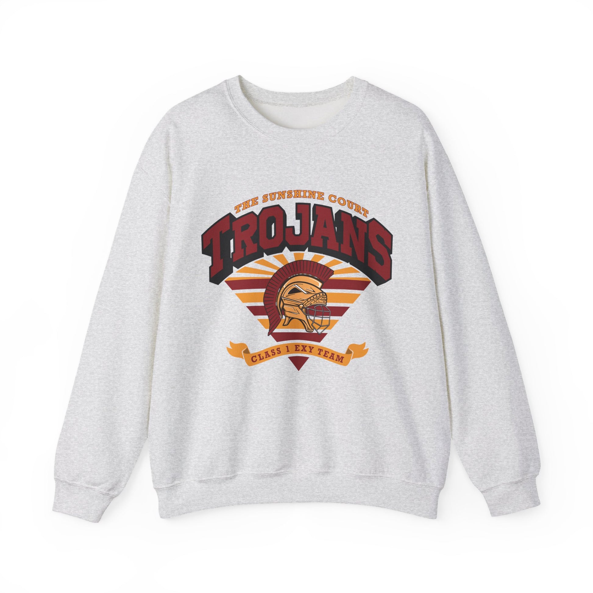 Trojans Sunshine Court All for the Game sweatshirt in ash