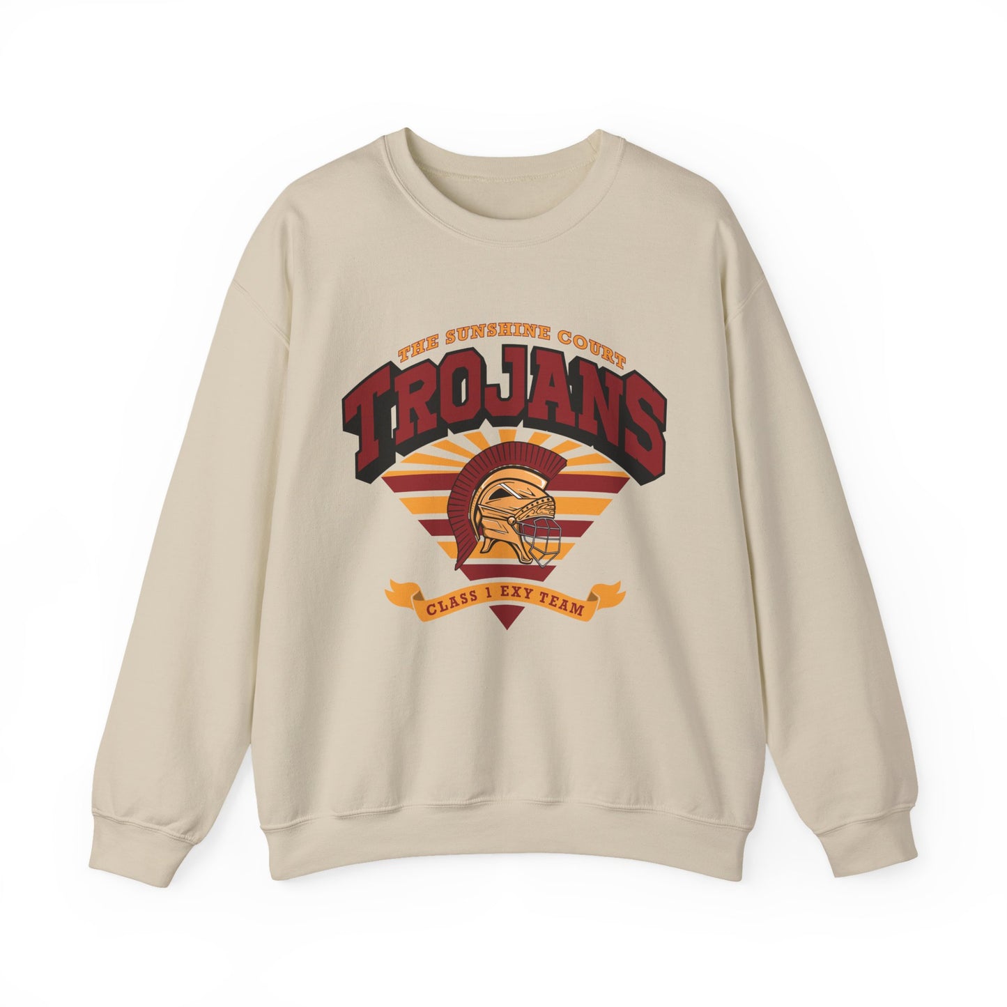 Trojans Sunshine Court All for the Game sweatshirt in sand