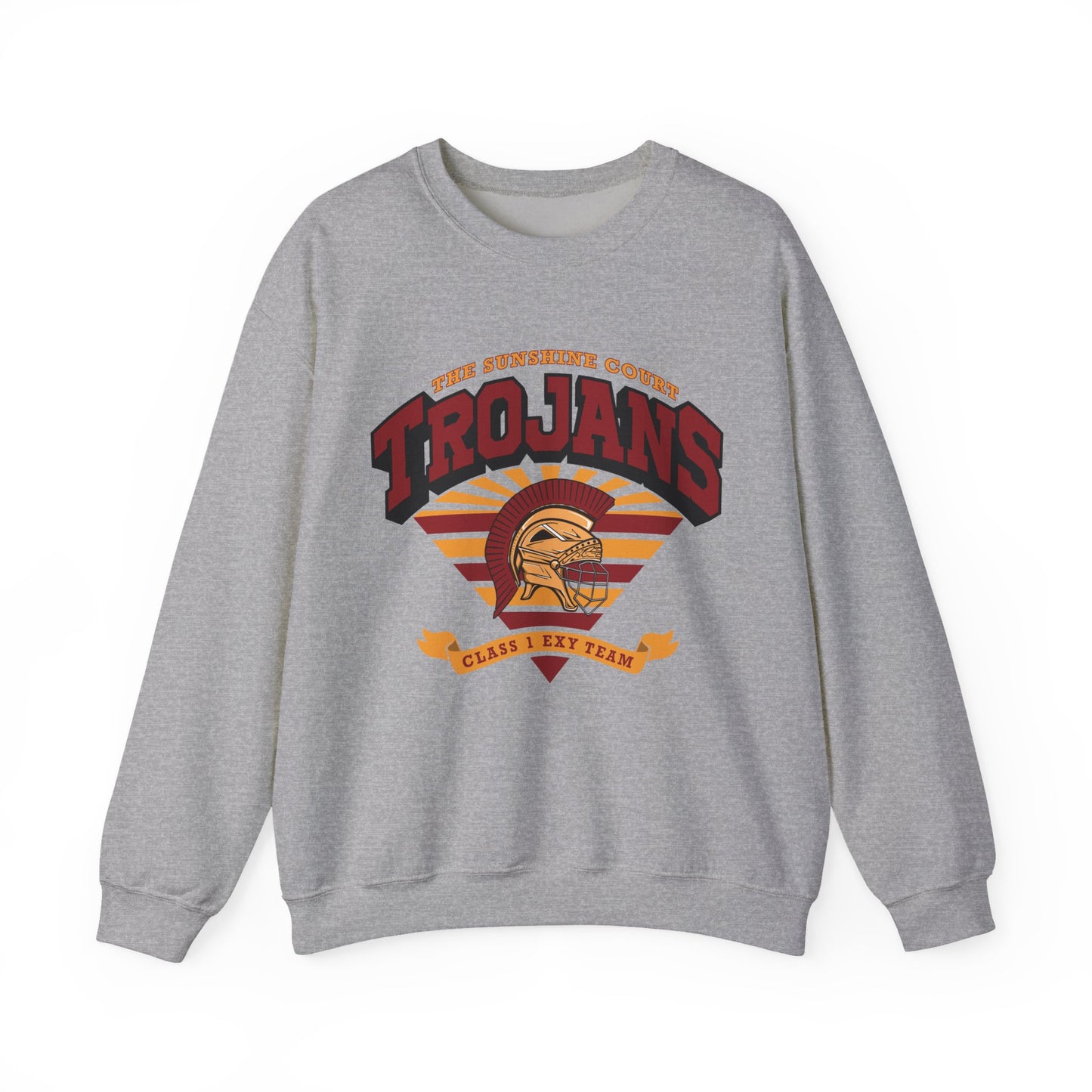 Trojans Sunshine Court All for the Game sweatshirt in sports grey
