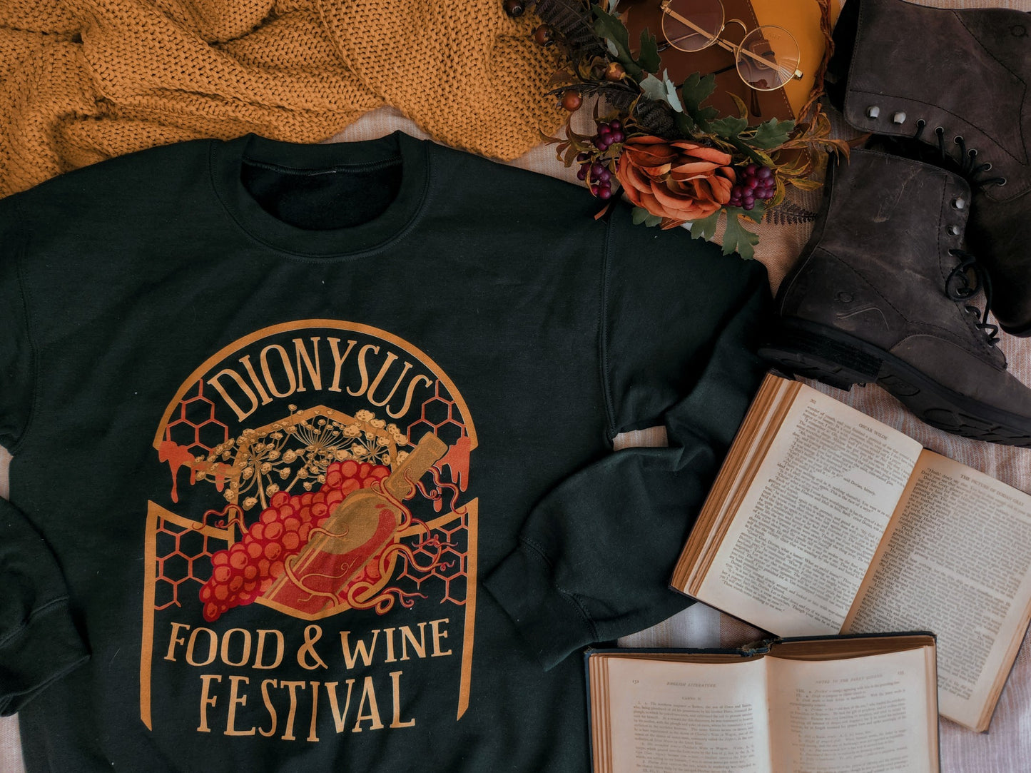 Dionysus Food & Wine - Greek Life - Sweatshirt