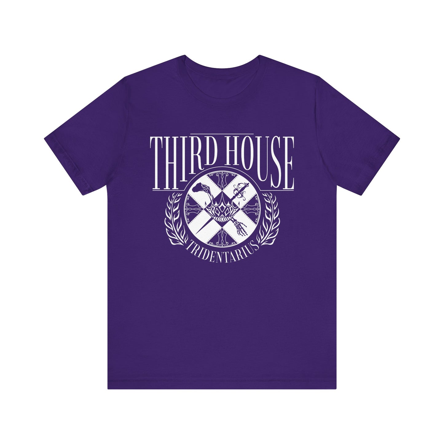The locked tomb gideon the ninth third house shirt in dark purple stock image