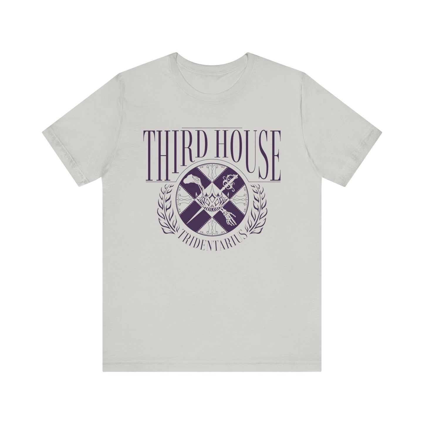 The locked tomb gideon the ninth third house shirt in silver stock image
